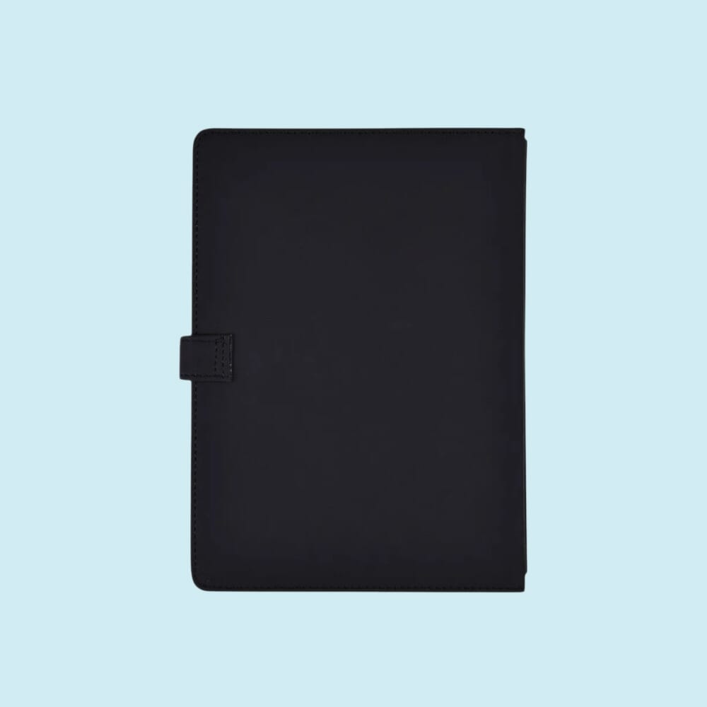 Element Notebook-Black with Red- A5- 96 Sheets